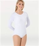 Body Wrappers Adult Long Sleeve Leotard with Snaps