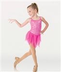 Body Wrappers Hearts Delight Cami Leotard with Attached Skirt