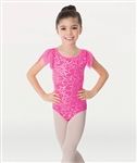 Body Wrappers Hearts Delight Short Sleeve Leotard