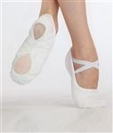 Capezio White Pro Canvas Ballet- Clearance
