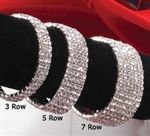 Rhinestone Bracelet - 3, 5, & 7 Rows