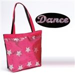 Sequin Star Dance Tote Bag