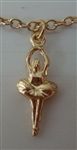 Gold Ballerina Necklace