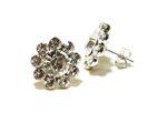 Rhinestone Solitaire in circle of Rhinestones