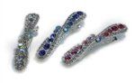 AB and Crystal Rhinestone Barrette