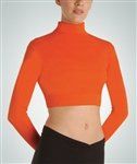 Body Wrappers Adult Long Sleeve Turtleneck Midriff