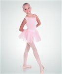 Body Wrappers Rhinestone Hearts Asymmetrical Tutu Leotard