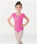 Body Wrappers Hearts Delight Short Sleeve Leotard