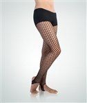 Body Wrappers Stirrup fishnet dance tights