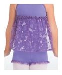 Capezio Camisole Dress Top and Ruffled Shorts Set