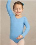 Capezio Nylon Scoop Neck Child Long Sleeve Leotard