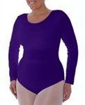 Danskin Plus Size Long Sleeve Leotard