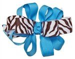 Zebra Loops Hair Bow