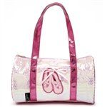 Sequin Ballet Slipper Dance Duffel