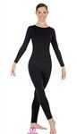 Eurotard Adult Microfiber High Neck Long Sleeve Dance Unitard