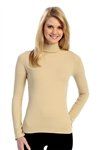 Long Sleeve Adult Mock Neck Top