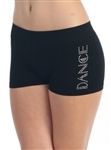 Rhinestone "Dance" Shorts