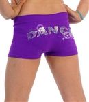 Sequined "Dance" Shorts