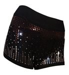 Two Tone Sequin Dance Shorts