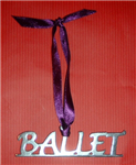 "Ballet" Handmade Pewter Ornament
