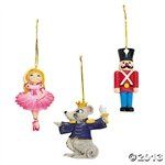 Nutcracker Ornaments - set of 3