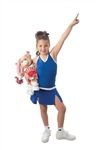 Pizzazz Youth A-line Cover Stitch Skirt with Boy Cut