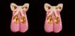 Pink Ballet Slippers Earrings