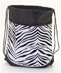 Pizzazz Zebra Print Stringpack Dance Bag