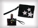 Rhinestone Ruby Wristlet