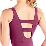 So Danca Tank Adult Leotard with Back Strap Detail