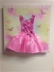 Ballet Tutu Frame - pink