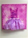 Ballet Tutu Frame - purple