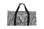 You Go Girl Zebra Duffle Dance Bag