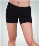 Body Wrappers SoSoft Demi Bike Dance Shorts (Size: Small)