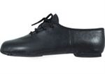 Dance Class Split Sole Jazz Shoe (Size: 4, Color: Black)