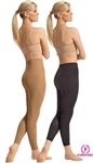 Eurotard Adult & Plus Size Footless Dance Tights (Size: Small / Medium, Color: Black)