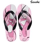 Sansha Pink Ballet Slippers Flip Flops (Size: 4 US / 35 EU)