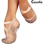 Sansha Pro Split Sole Leather Ballet (Width: Narrow, Size: 3, Color: Black)