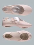 Wear Moi Split Sole Canvas Ballet with Insert (Width: Medium, Size: 30, Color: Black)